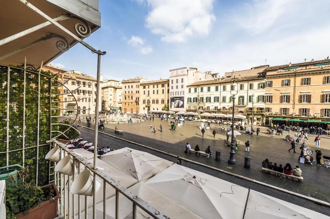 Piazza Navona Balcony Experience Apartment Rome Italy