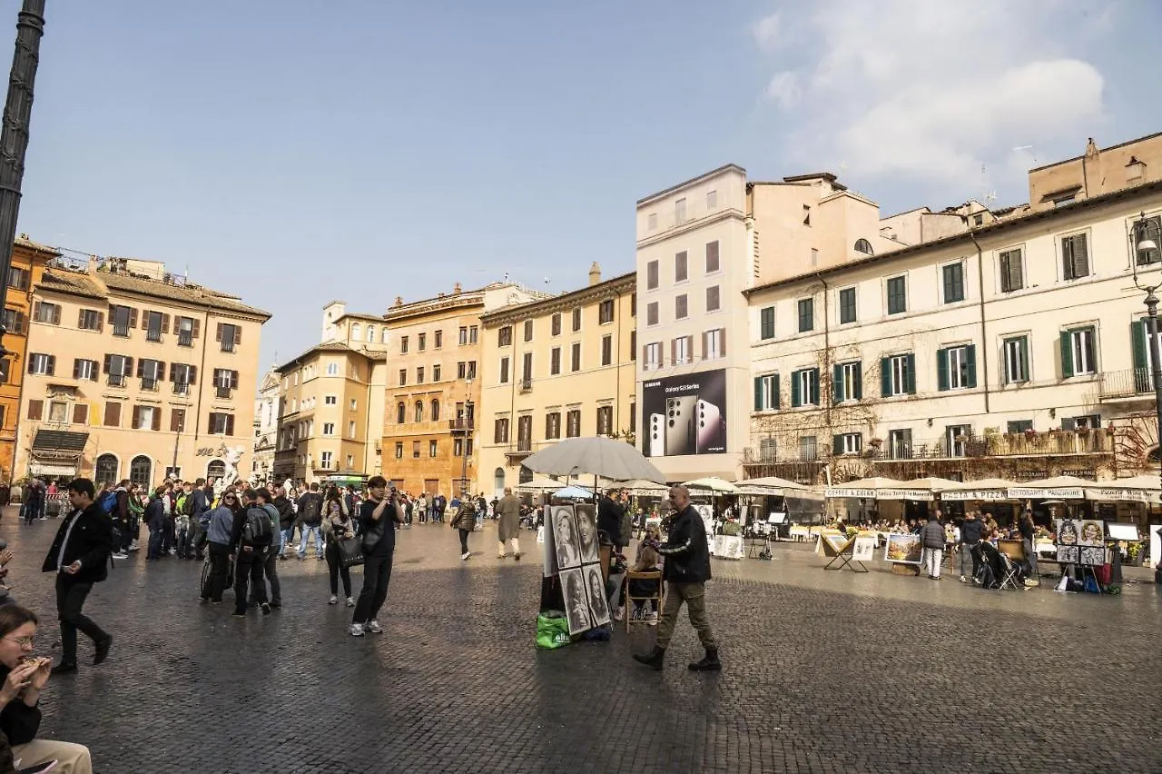 Piazza Navona Balcony Experience Apartment Rome Italy